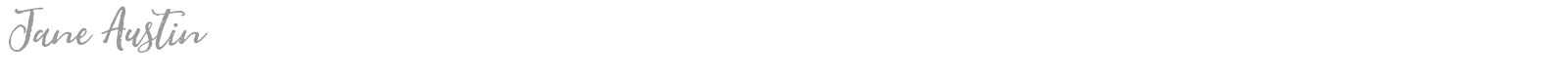 Jane Austin font preview